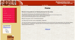 Desktop Screenshot of famousinterview.ca